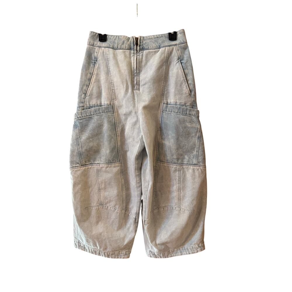 Chloé Storm Grey Wide Leg barrel Jeans - Size US 6 / FR 38 - Picture 2 of 7